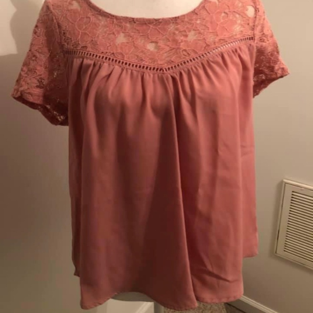 blush pink top